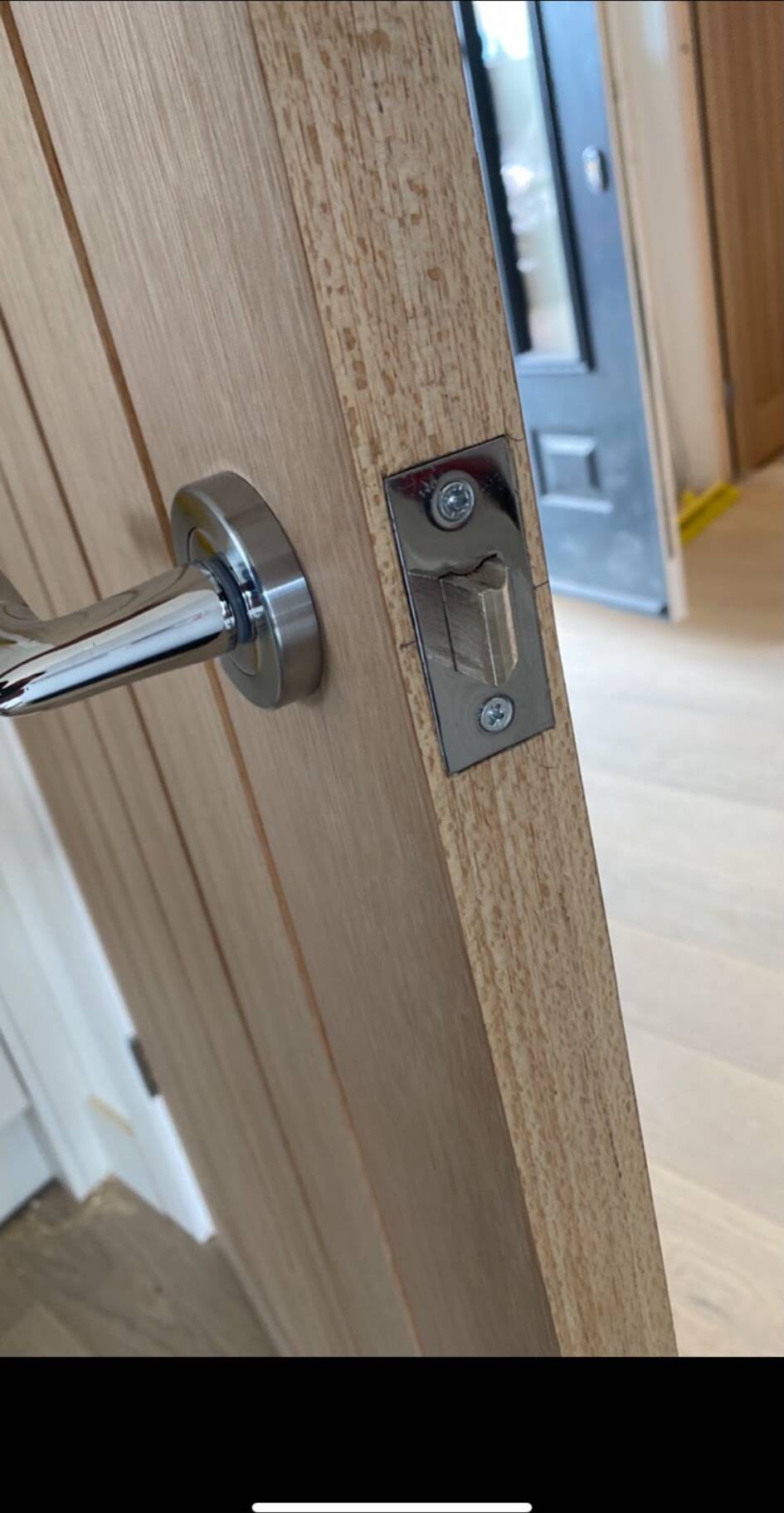 Fire door installation project by Barnett's Bespoke — completed in Hertfordshire
